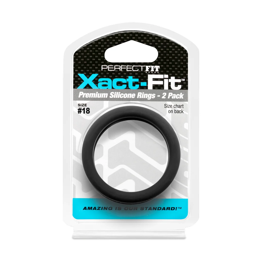 Anneaux péniens PerfectFit Xact Fit taille #18, 2 pièces – Image 1