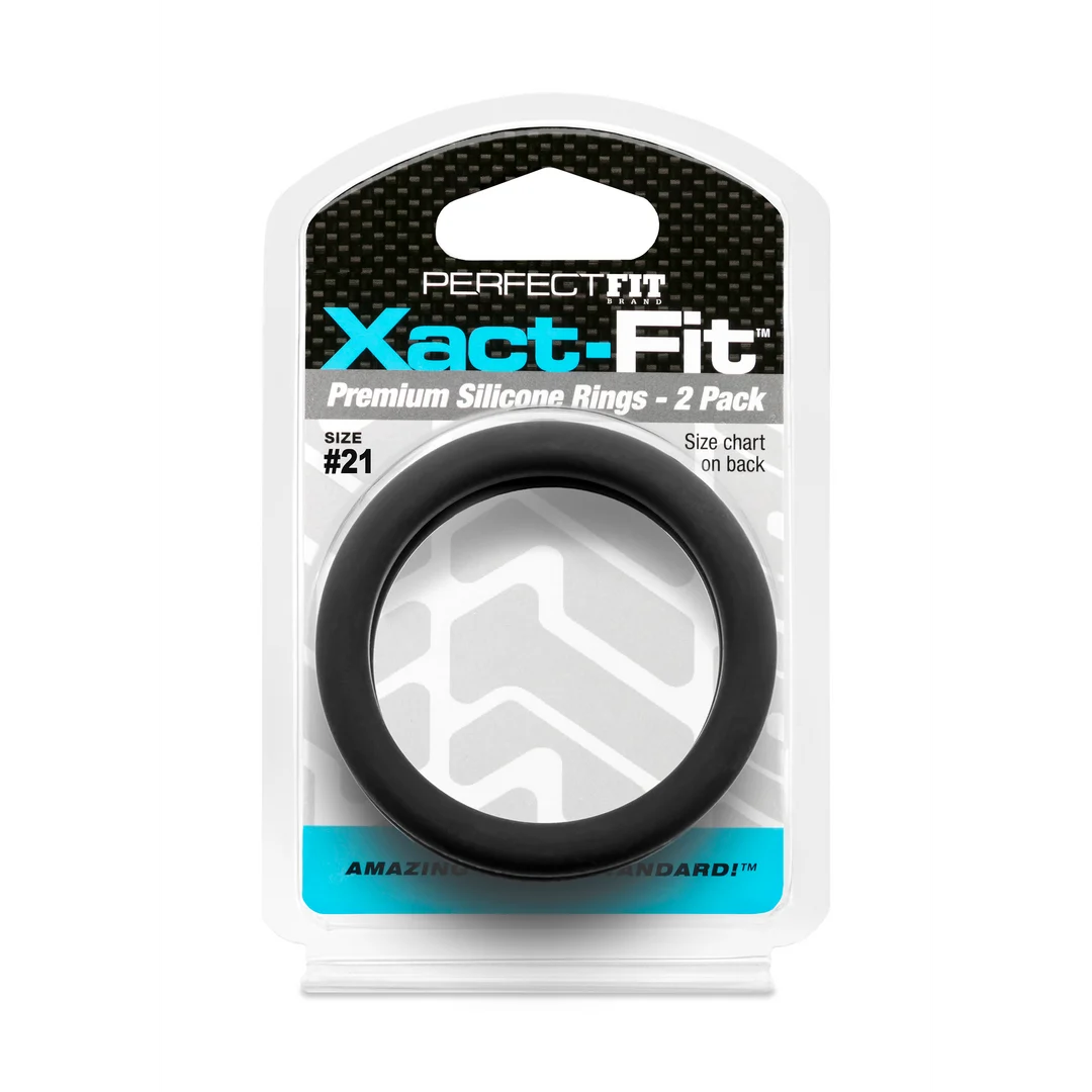 CR-84B-2 Anneau pénien PerfectFit Xact Fit #21, lot de 2 – Image 1