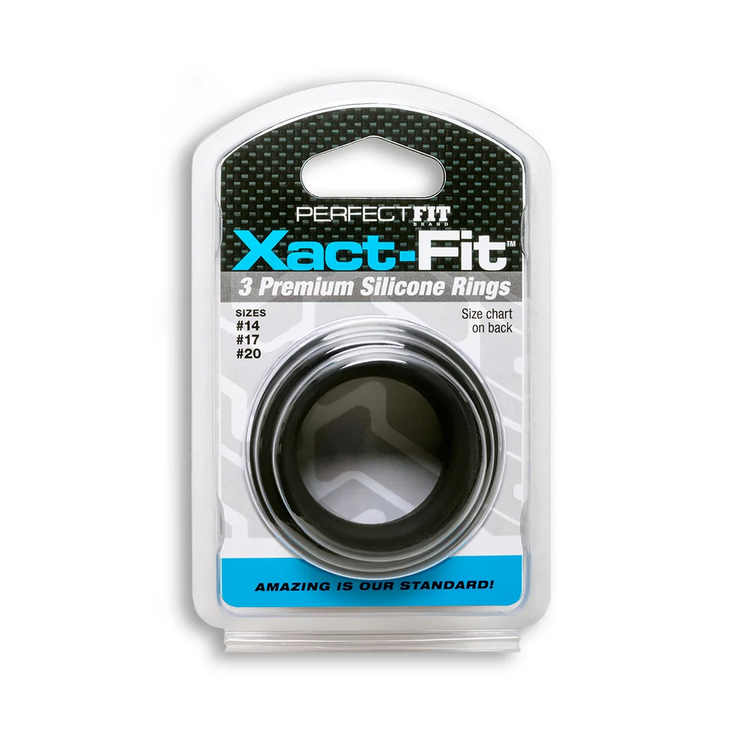 Lot d’anneaux péniens PerfectFitBrand Xact Fit – Image 1