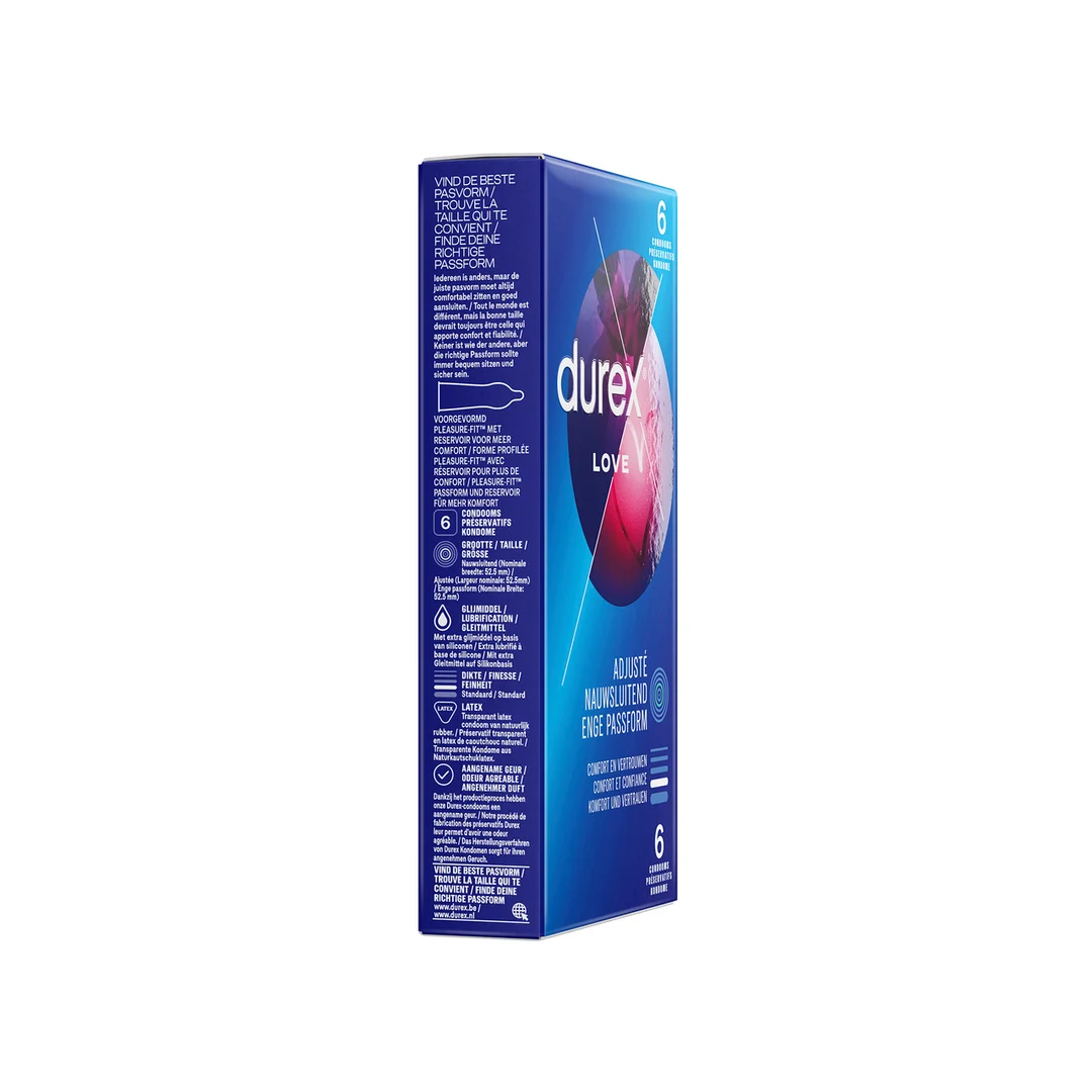 Préservatifs transparents – 6 pièces – Durex Originals Classic – Image 2