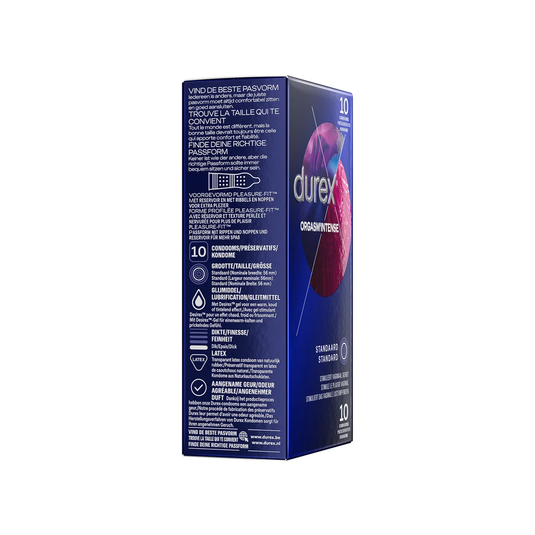 Préservatifs Durex Orgasm Intense, 10 unités – Image 2