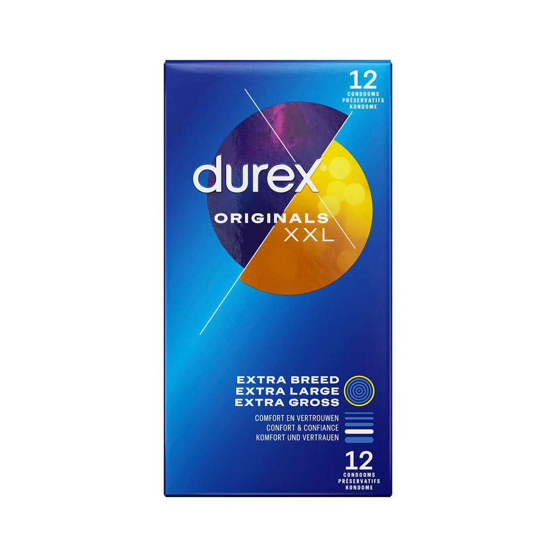Préservatifs Durex XXL, 12 unités