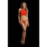 Ensemble de lingerie grande taille sexy avec ouverture à l’entrejambe, pour un look festif – LIN – Image 16