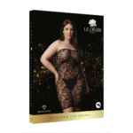 Tenue de fête en dentelle et strass, à l’éclat festif, pour une lingerie pulpeuse – LIN
