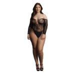 Combinaison en dentelle avec strass pour une allure sensuelle et pulpeuse – Le Desir – Image 10