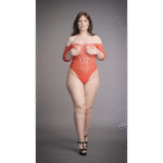 Body en dentelle avec strass et épaules dénudées, pour un glamour pulpeux – Presents – Image 6