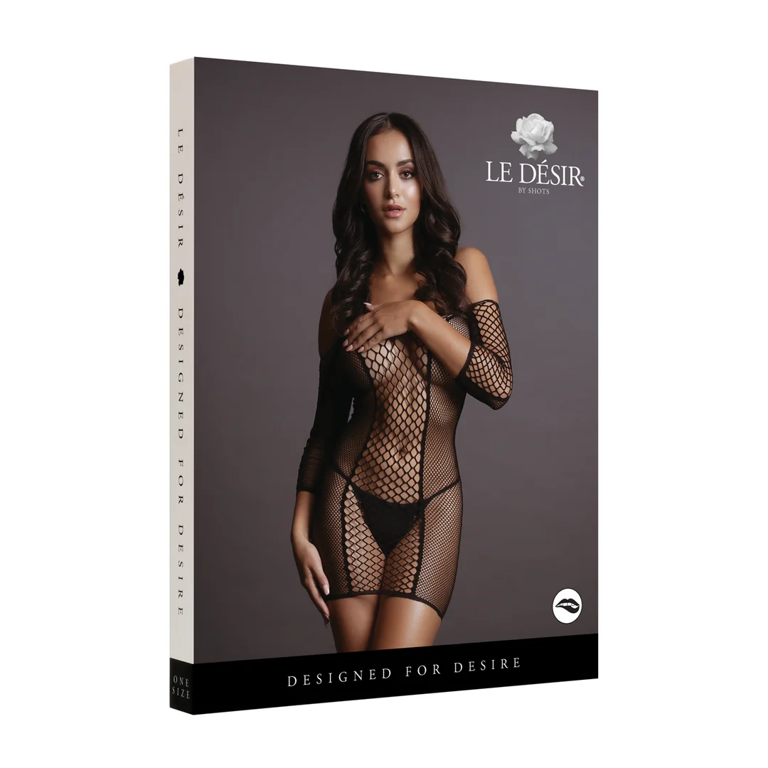 Babydoll en filet pour sublimer les courbes généreuses, coupe élégante – Le Desir – Image 7