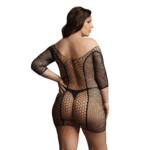 Babydoll en filet pour sublimer les courbes généreuses, coupe élégante – Le Desir – Image 3