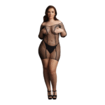 Babydoll en filet pour sublimer les courbes généreuses, coupe élégante – Le Desir – Image 4