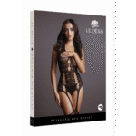 Body résille en dentelle avec jarretelles pour silhouette pulpeuse – Le Desir – Image 7