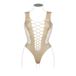 Body pour silhouette ronde à décolleté en V et empiècements opaques, pour des formes sublimées – LIN – Image 6