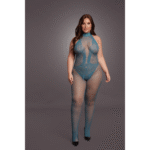 Body en dentelle résille à entrejambe ouvert, pour une allure sensuelle et des courbes généreuses – LIN – Image 4