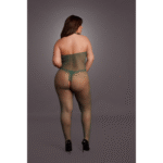 Body en dentelle résille à entrejambe ouvert, pour une allure sensuelle et des courbes généreuses – LIN – Image 17
