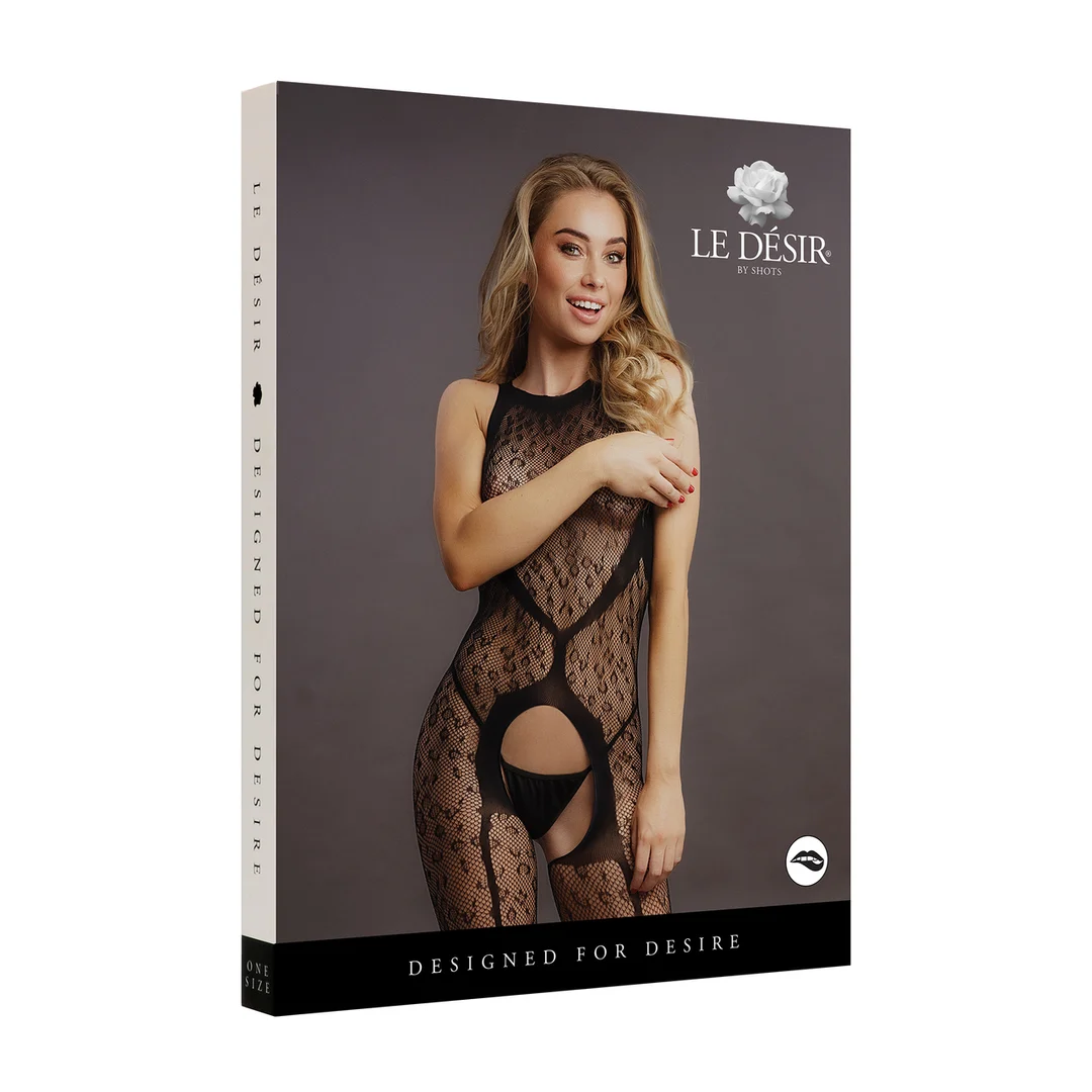 Bodystocking léopard sans entrejambe et à dos nu, idéal pour les silhouettes généreuses • SexyPlus – Image 7