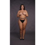 Collant à résille large pour une allure séduisante et pulpeuse – OSX – Image 6
