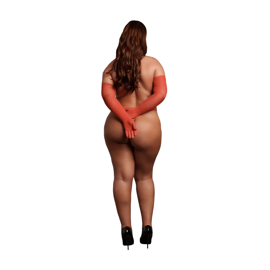 Gants d’opéra grande taille à paillettes dorées pour un look glamour – SexyPlus – Image 7
