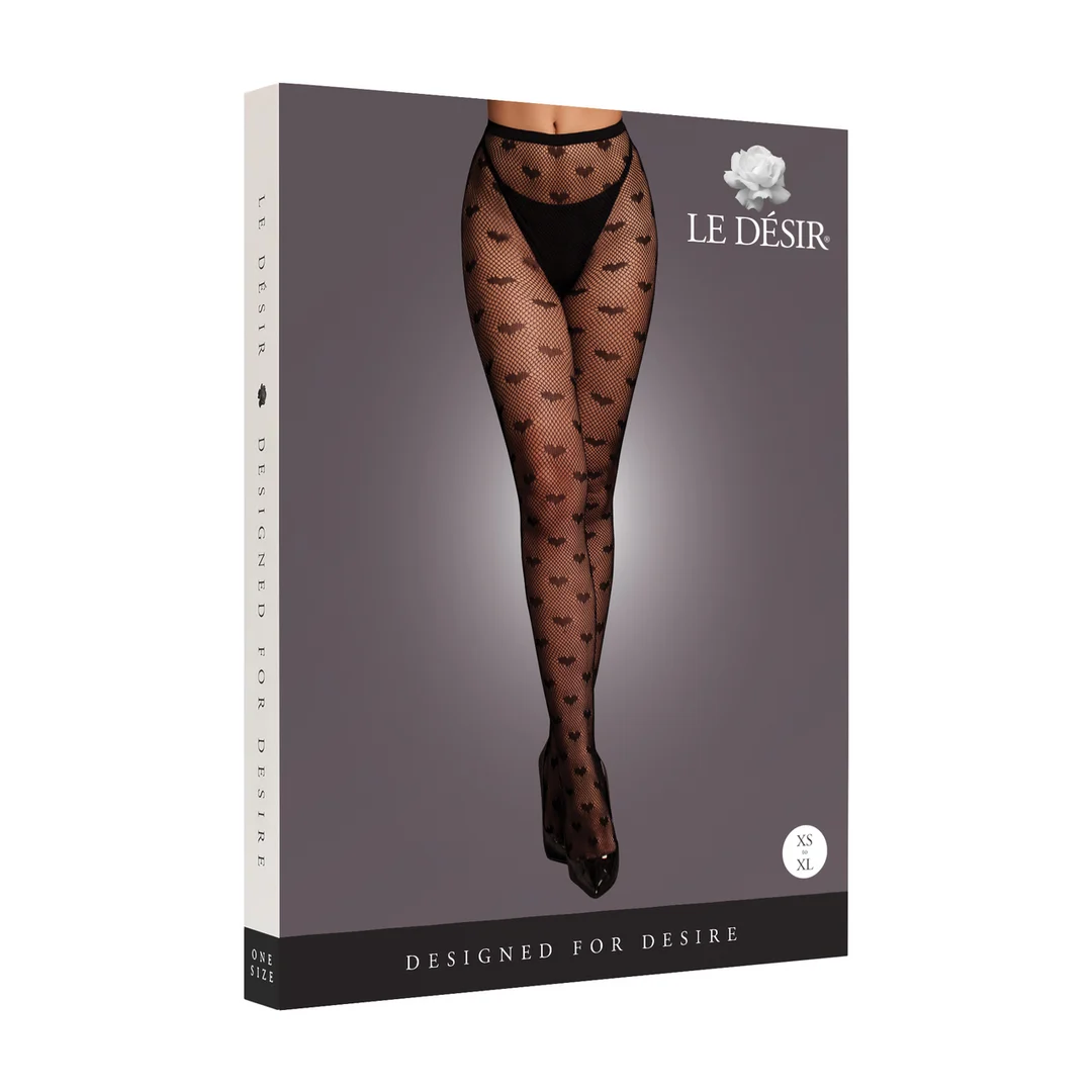 Collant grande taille à motif cœur pour un look curvy espiègle – LIN – Image 5
