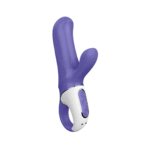 Vibromasseur rabbit Satisfyer pour stimuler simultanément le point G et le clitoris – Satisfyer, violet – Image 7