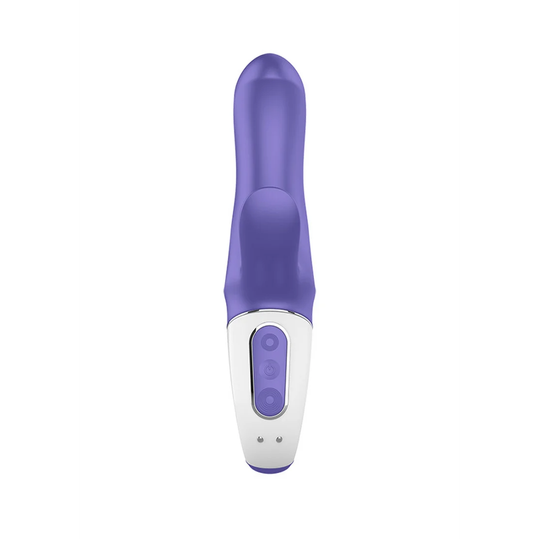 Vibromasseur rabbit Satisfyer pour stimuler simultanément le point G et le clitoris – Satisfyer, violet – Image 5