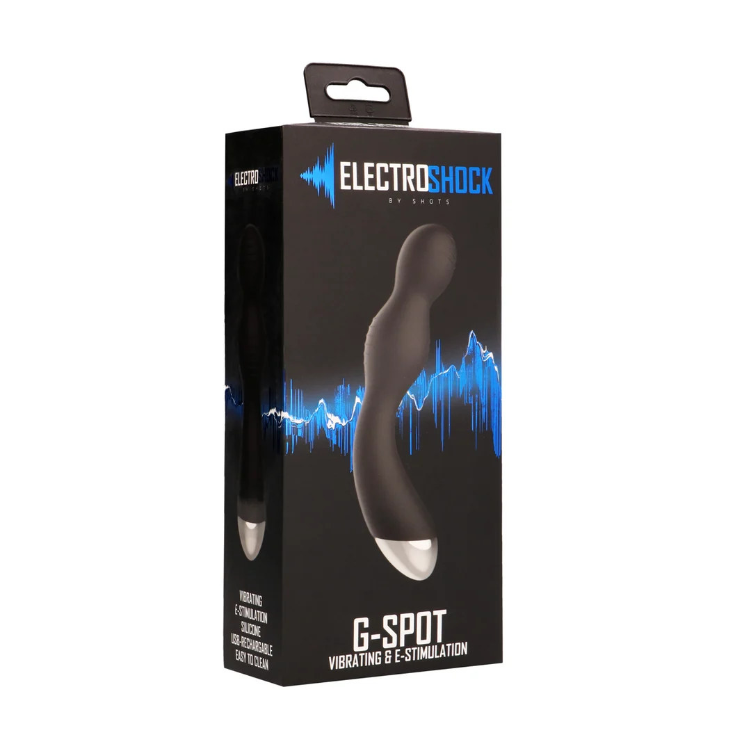 ELC002BLK-2 Vibromasseur anal à 10 modes – E-Stimulation G-/P Spot Vibrator – Image 1