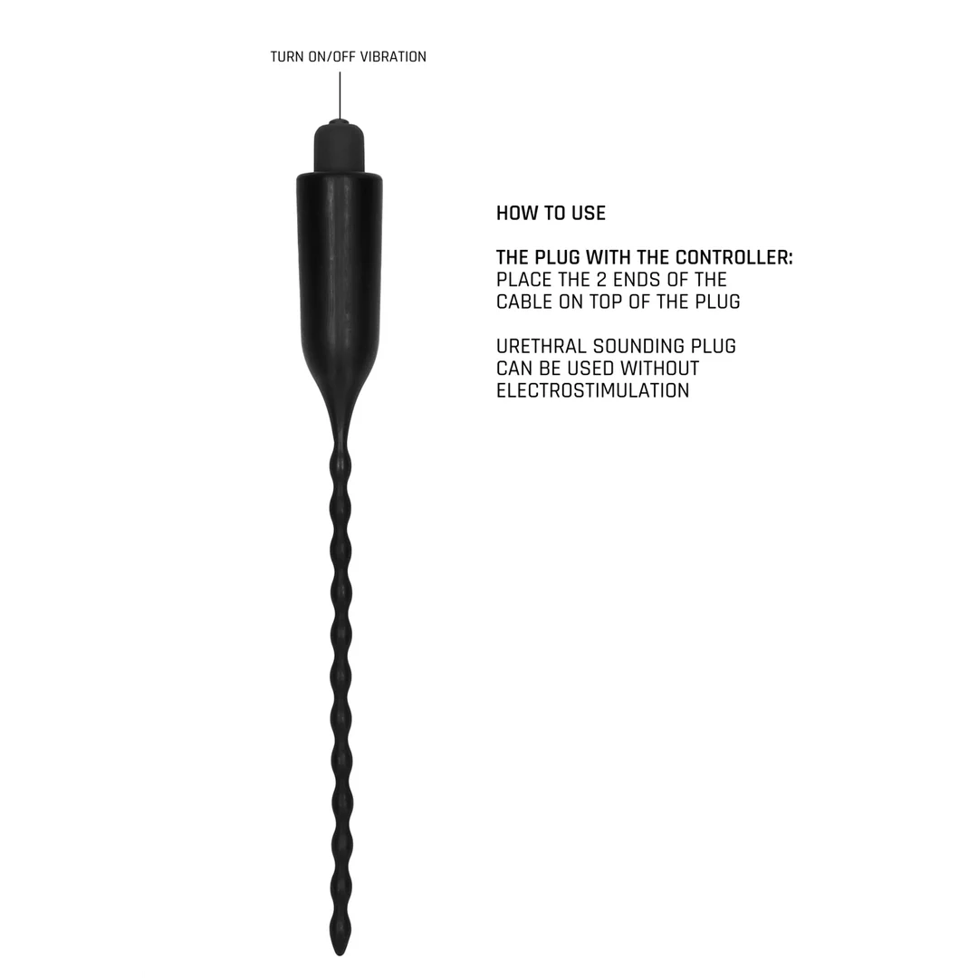 Sonde urétrale avec télécommande – E-Stimulation, plug vibrant pour sounding urétral – Image 6