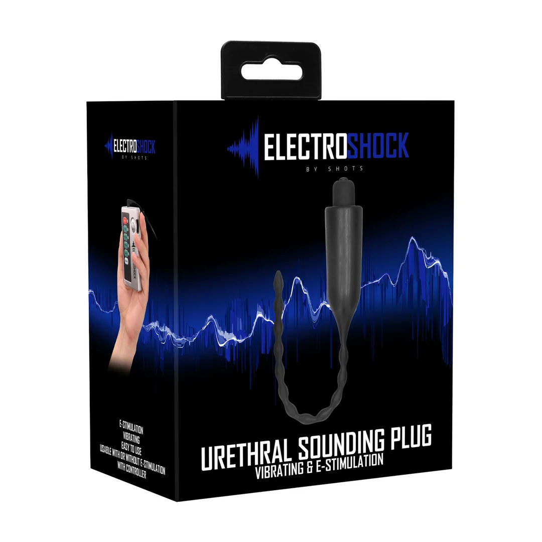 Sonde urétrale avec télécommande – E-Stimulation, plug vibrant pour sounding urétral – Image 1