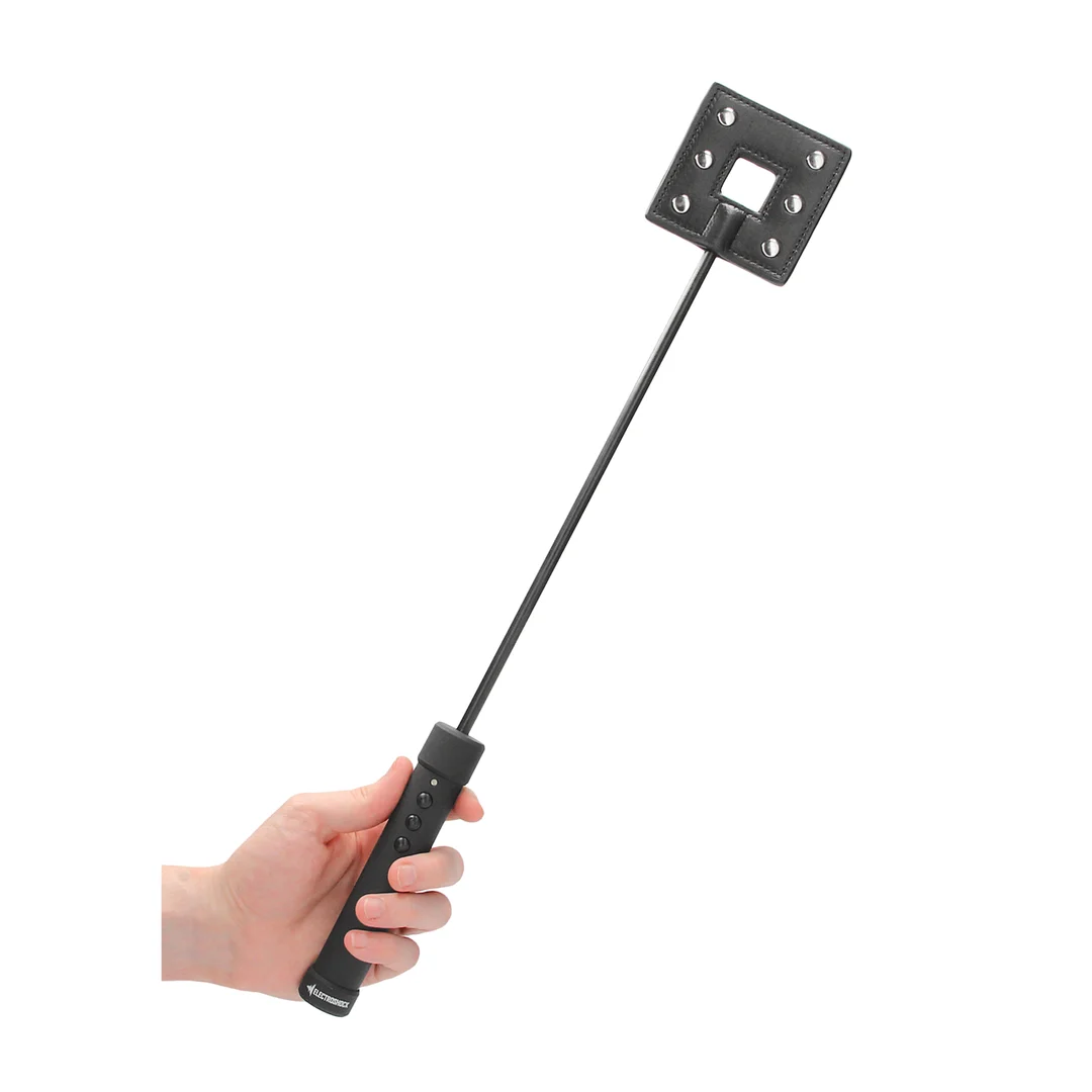 Cravache BDSM avec prise en main ferme | Cravache d’électrostimulation noire – Image 6