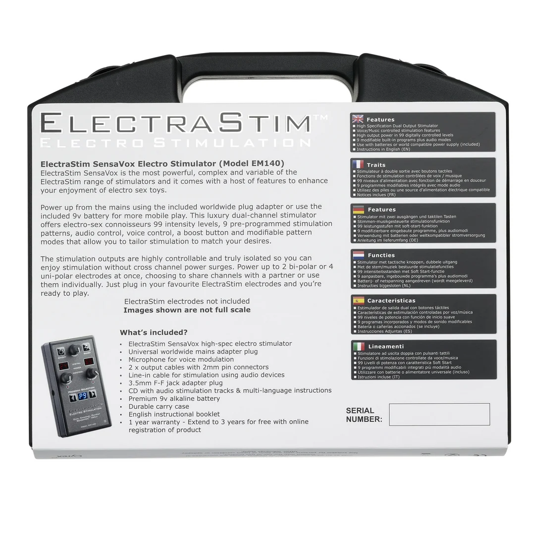 Kit électrostimulateur ElectraStim SensaVox – Image 3
