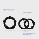 Set d’anneaux péniens Crushious Triple Bead – Image 5