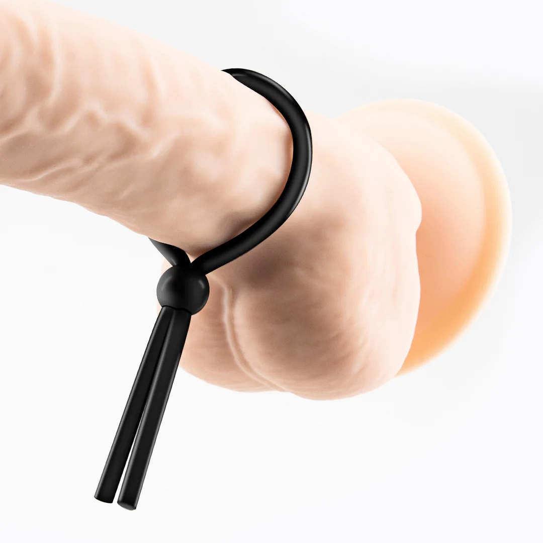 Set d’anneaux péniens en silicone Daltons noir – Image 4