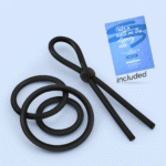 Set d’anneaux péniens en silicone Daltons noir – Image 5