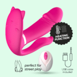 Vibromasseur portable chauffant Fritz avec télécommande – Image 6