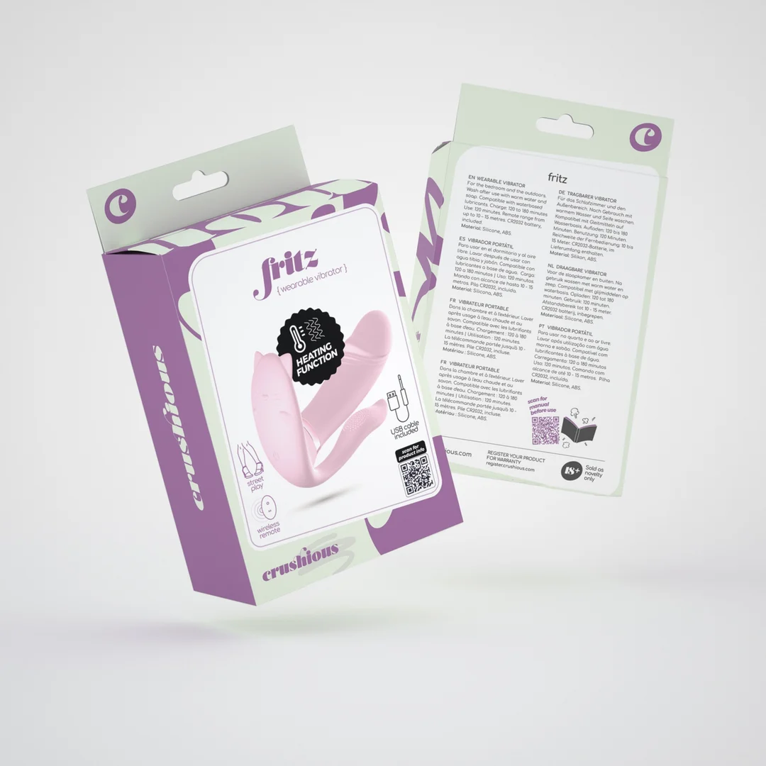 Vibromasseur portable chauffant Fritz avec télécommande – Image 7