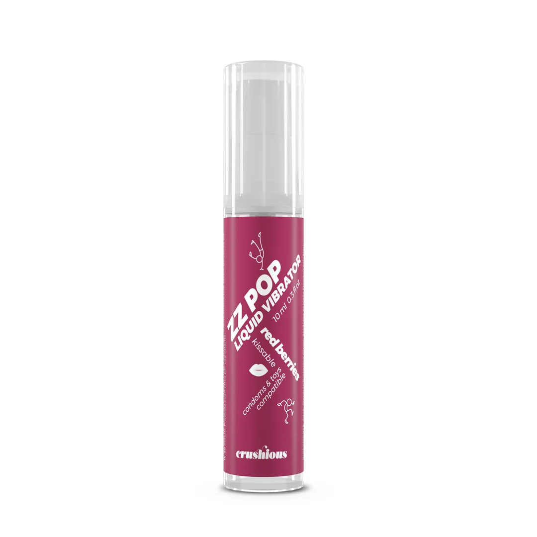 ZZ Pop gel stimulant à embrasser, cerise, 10 ml – Image 16
