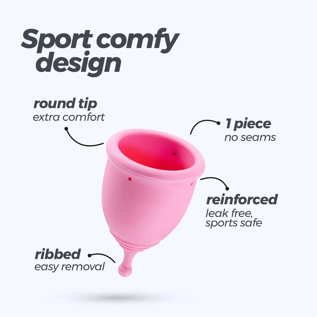 Coupe menstruelle Crushious Minerva XS rose – Image 4