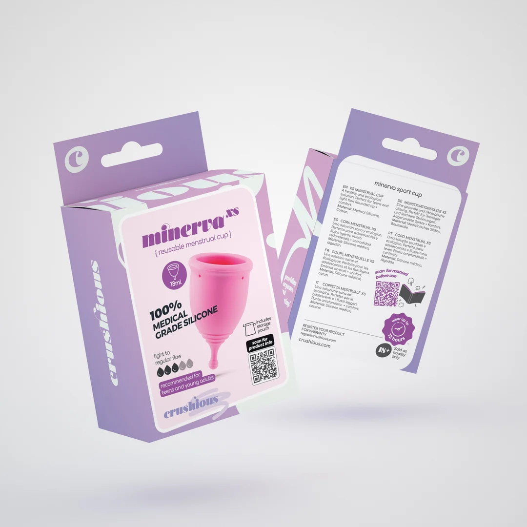 Coupe menstruelle Crushious Minerva XS rose