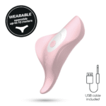 Vibromasseur de culotte Crushious Mobula avec télécommande – Image 6