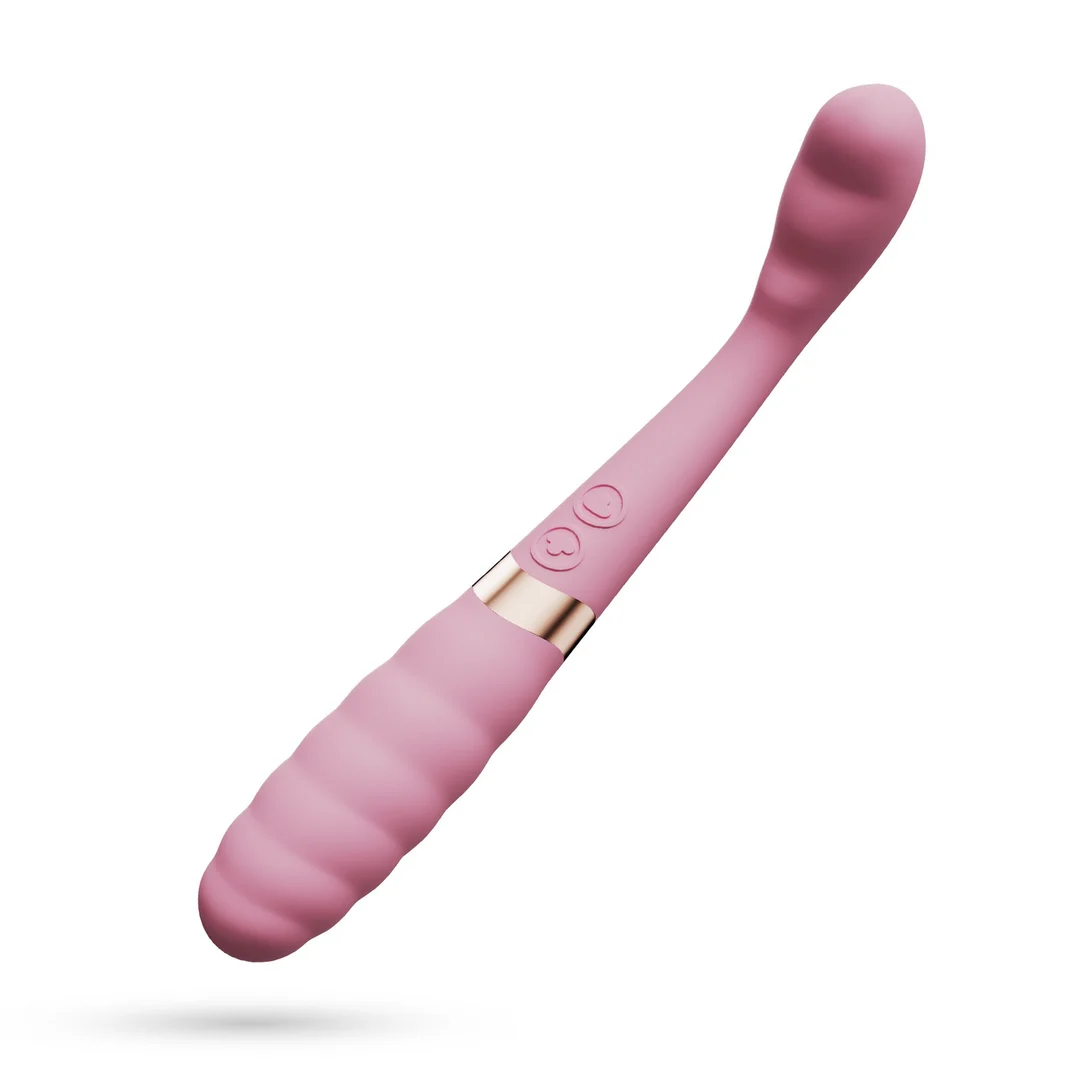 Vibromasseur double flexible Crushious Pixie rose – Image 2