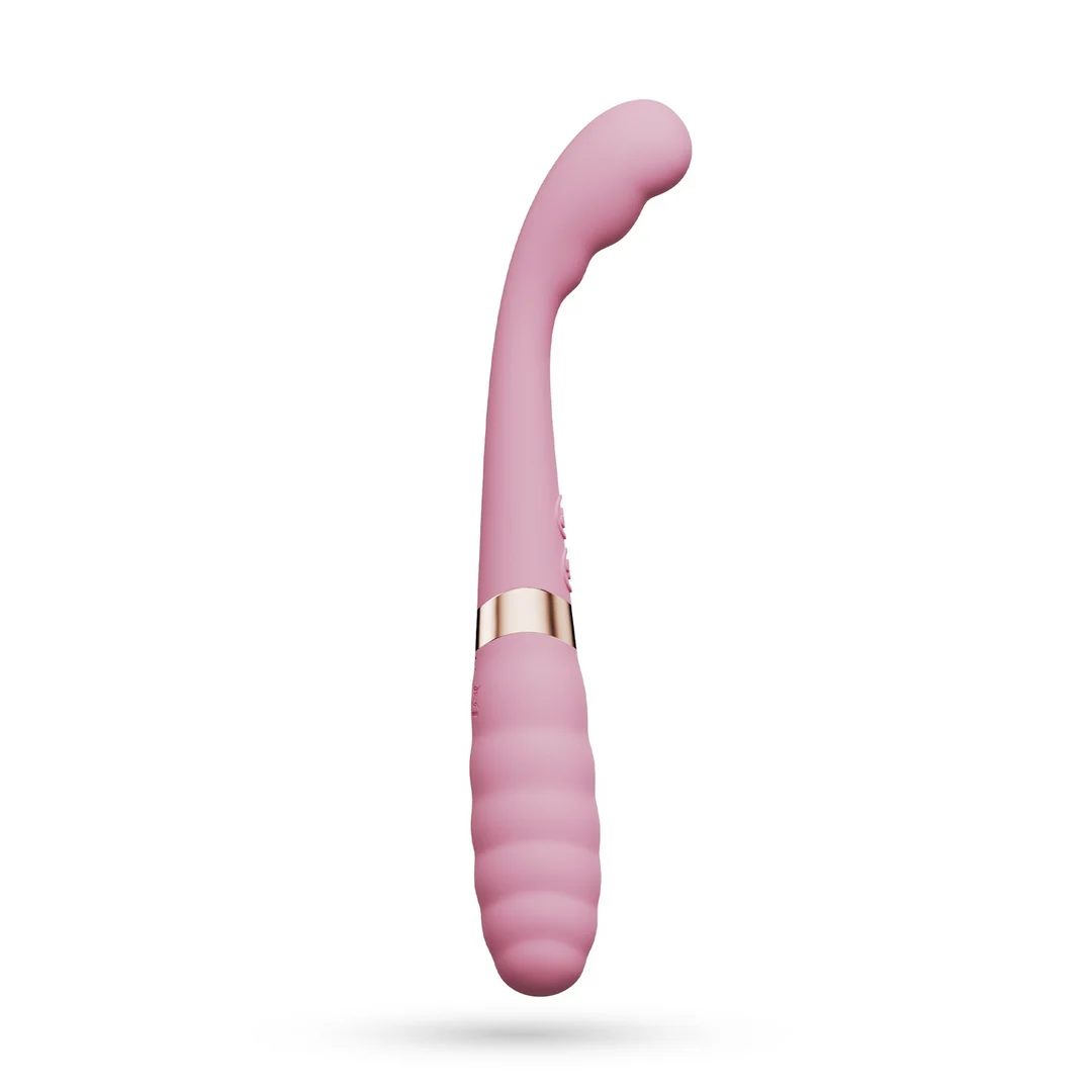 Vibromasseur double flexible Crushious Pixie rose – Image 3
