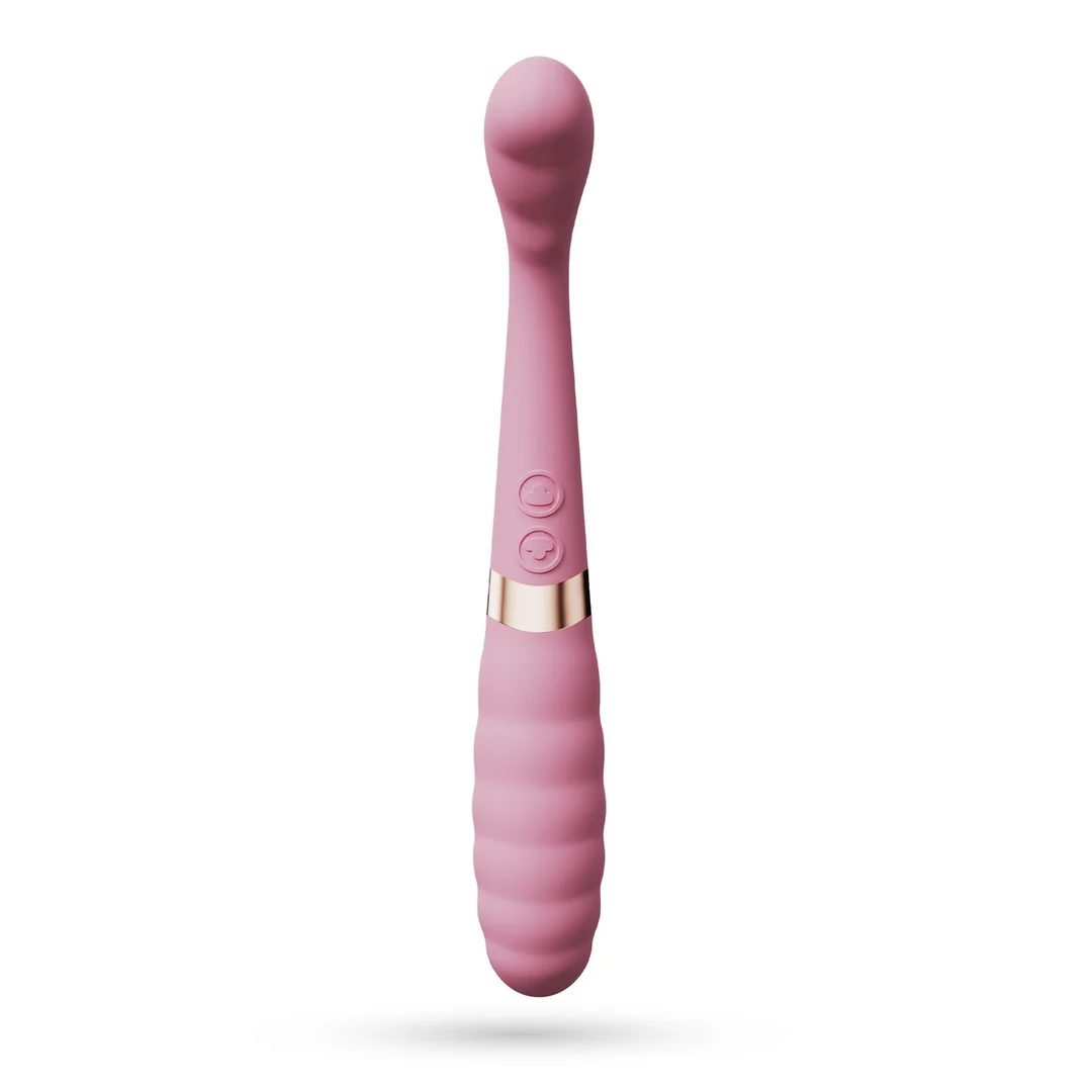 Vibromasseur double flexible Crushious Pixie rose – Image 4