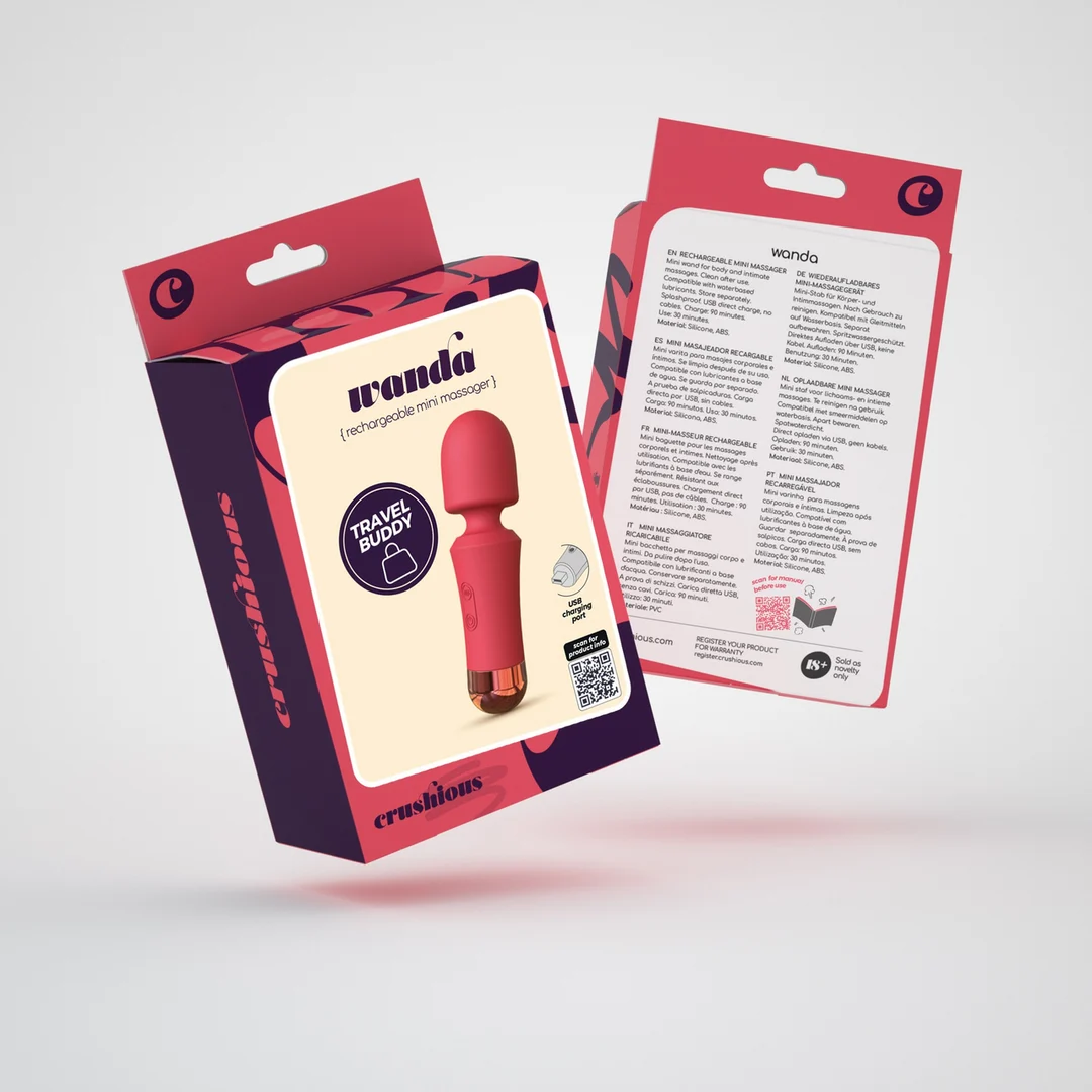 EX22616-2 Masseur wand rechargeable Crushious Wanda – Image 1