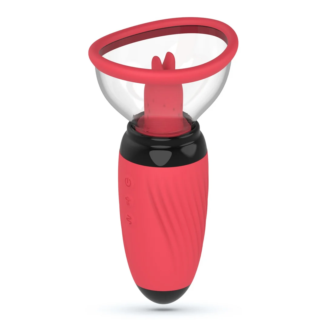 Pompe vulvaire vibrante et aspirante Crushious Scarlet – Image 3