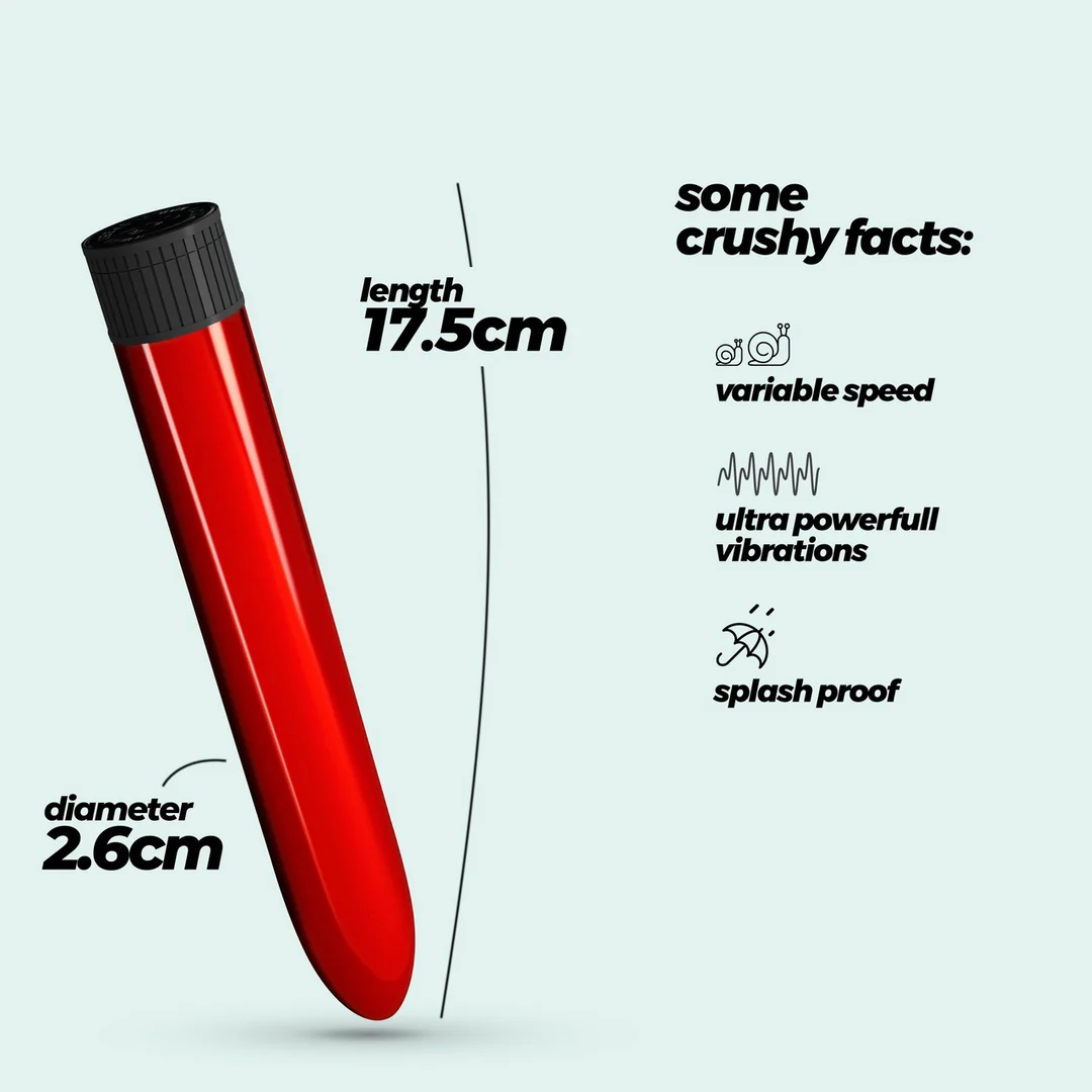 Vibromasseur Crushious Classic Vibe rouge – Image 4
