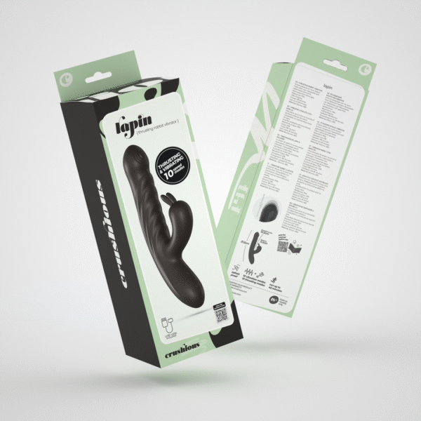 Vibromasseur lapin Crushious Lapin à mouvement de va et vient