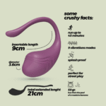 Œuf vibrant rechargeable Crushious Tamago – Image 17