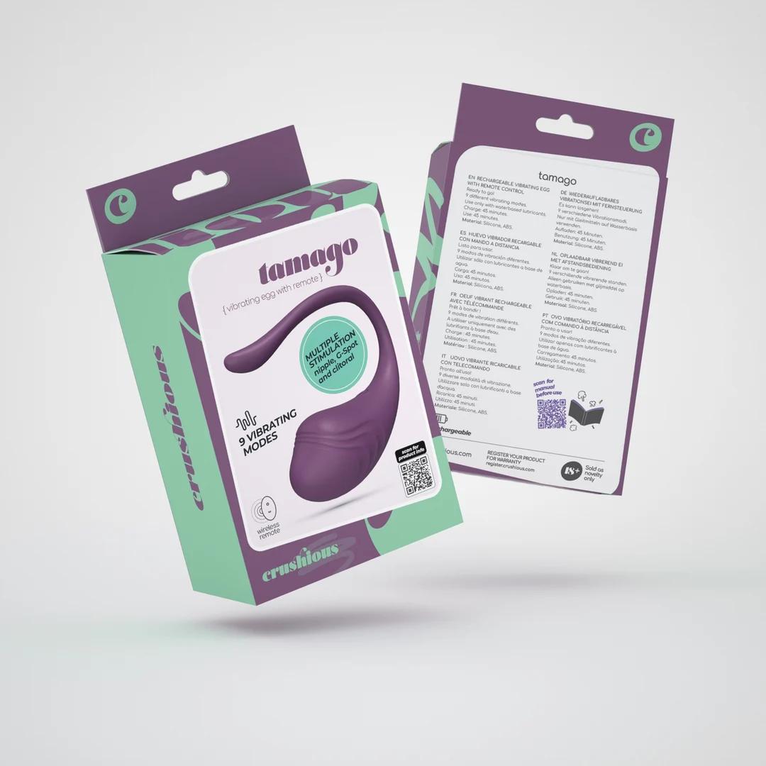 Œuf vibrant rechargeable Crushious Tamago – Image 13
