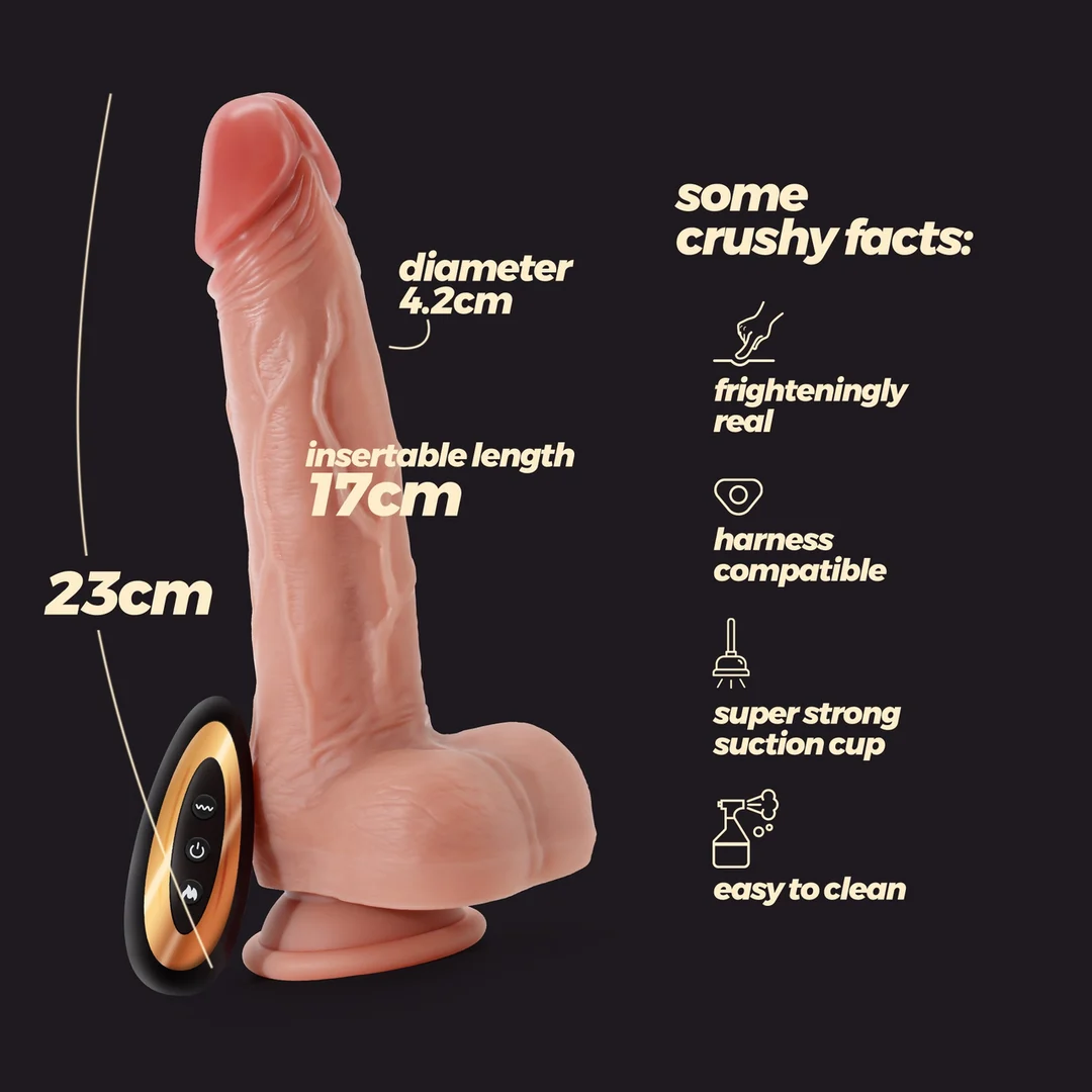 Crushious Inviktus Vibe, vibromasseur chauffant – Image 5