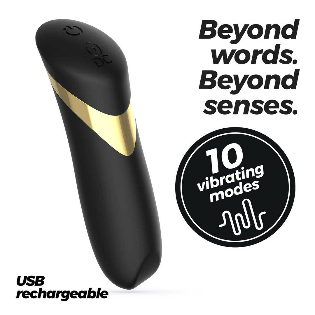 Bullet vibrante rechargeable Crushious Blinders noire – Image 6