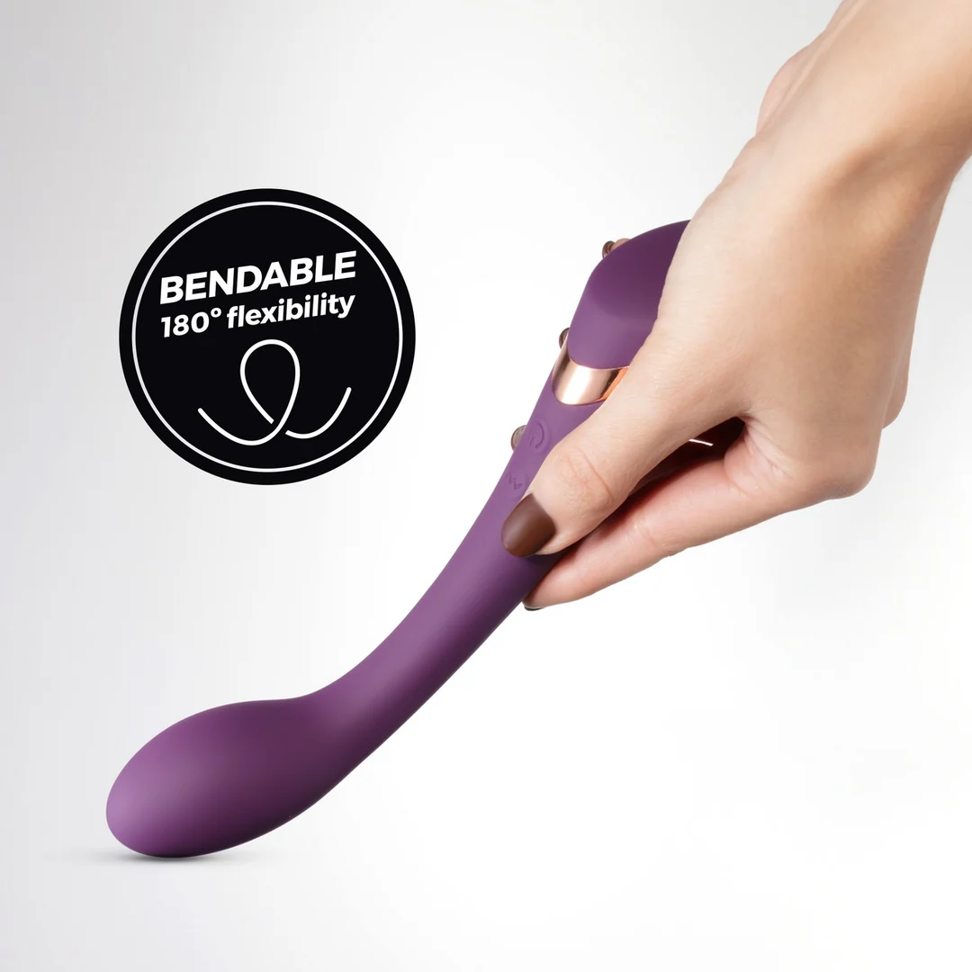 Crushious Midas stimulateur flexible du point G violet – Image 5