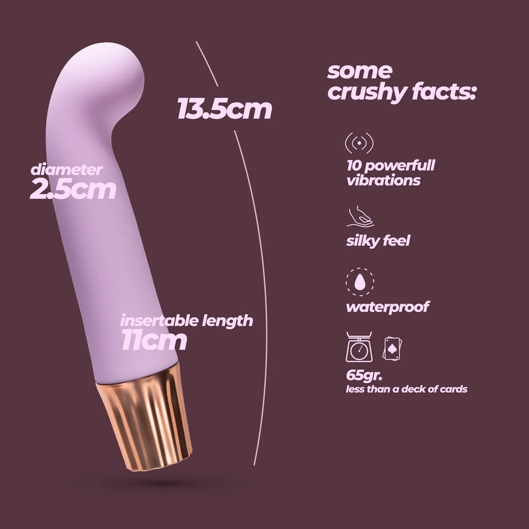 Crushious Mellow Gee mini vibromasseur pour le point G – Image 11